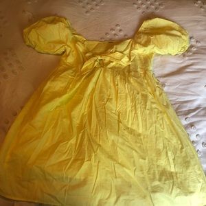 Tie front Yellow Target Dress